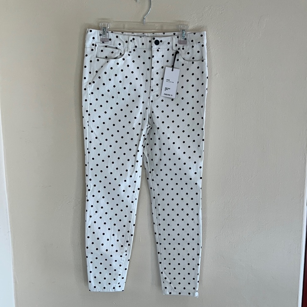 Forever 21 Polka dot Jeans